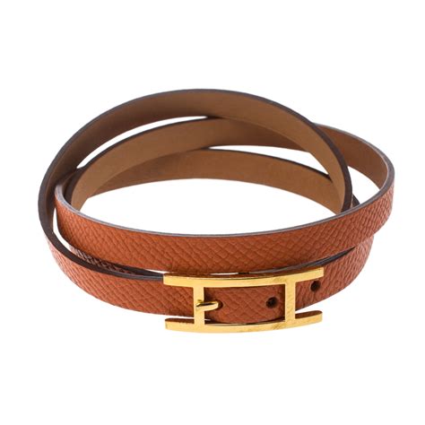 hermes hapi 3 mm bracelet|hermes leather wrap around bracelet.